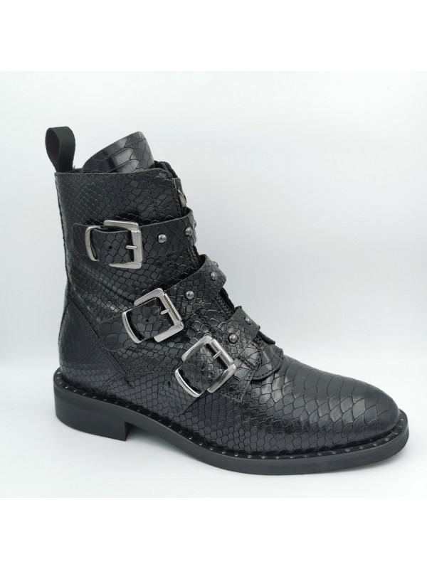 Bottines E907E5 Ment Nero - Semerdjian