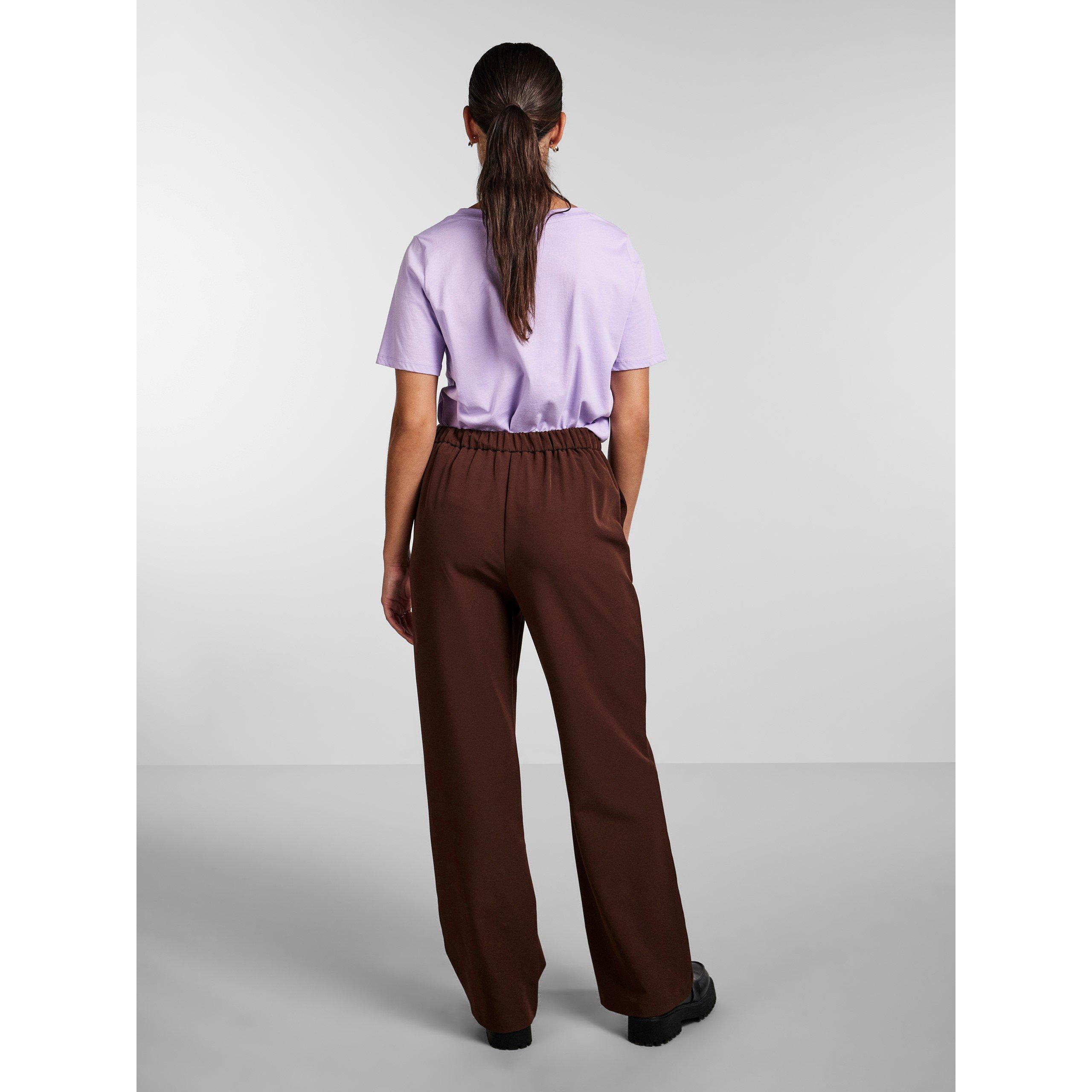 Pieces High Waisted Wide Trousers
