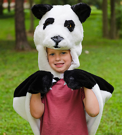 Great Pretenders Udklædning - Kappe - Panda - Hvid/Sort