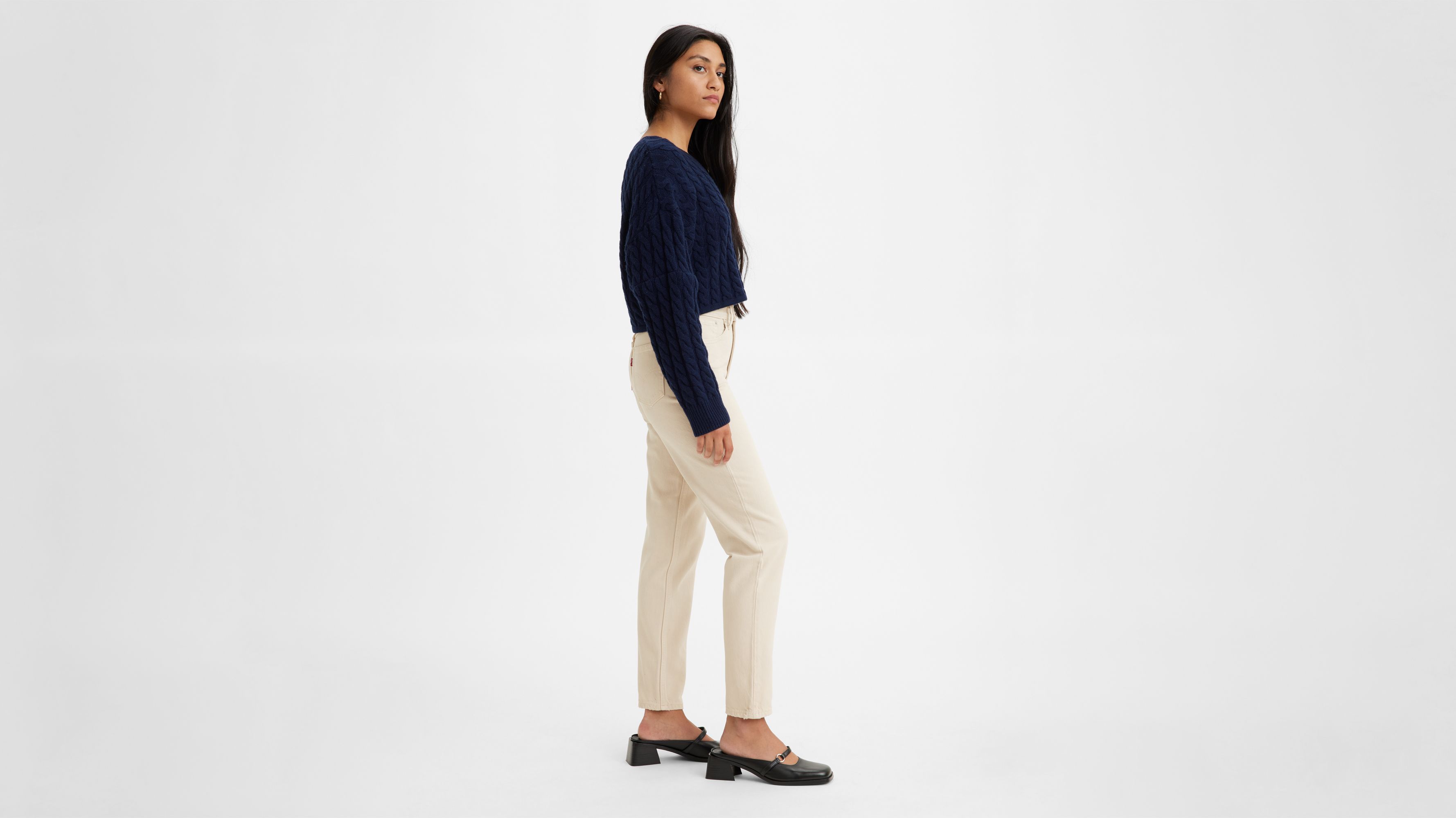 Jean Mom ’80 - Tan Garment Dye - Neutral