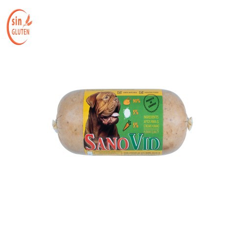 Ração úmida Upplex para cães, sabor frango