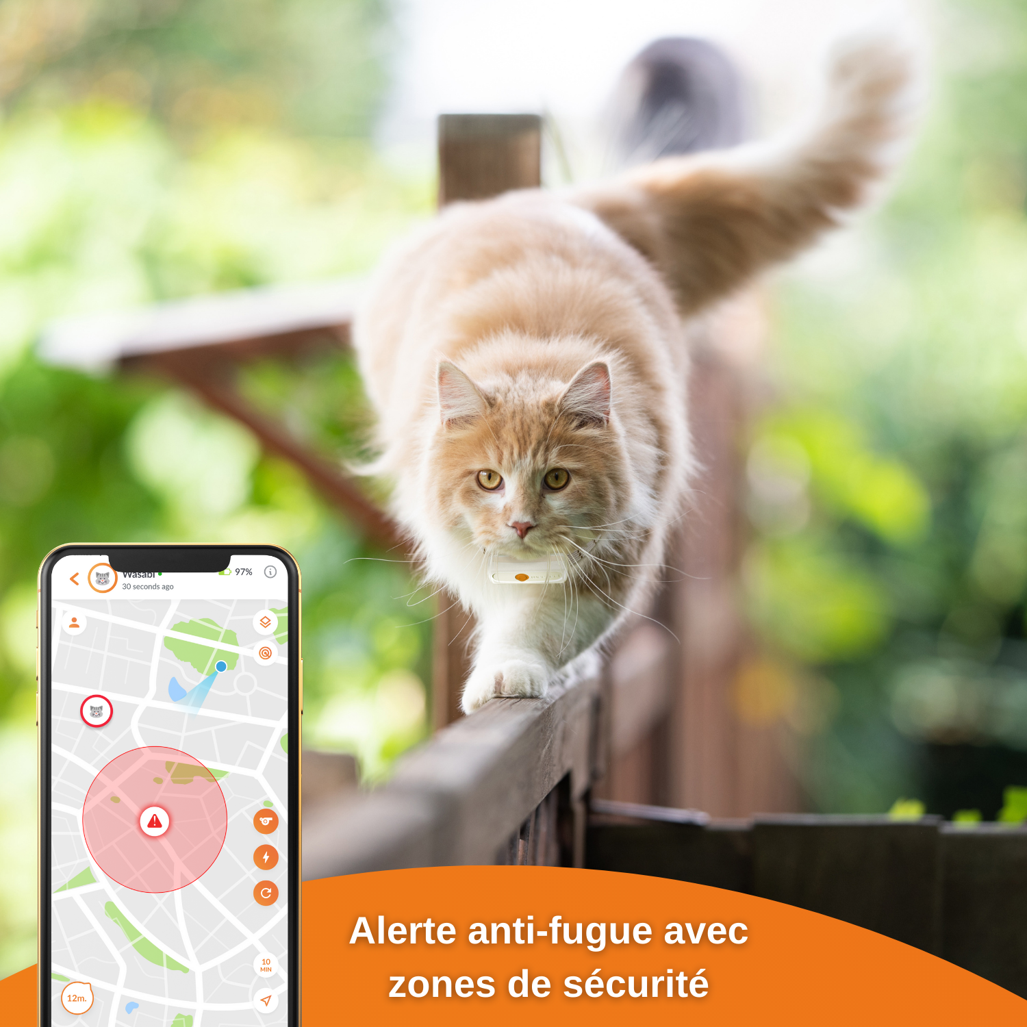 XS - collier gps pour chat ( white edition 2023)
