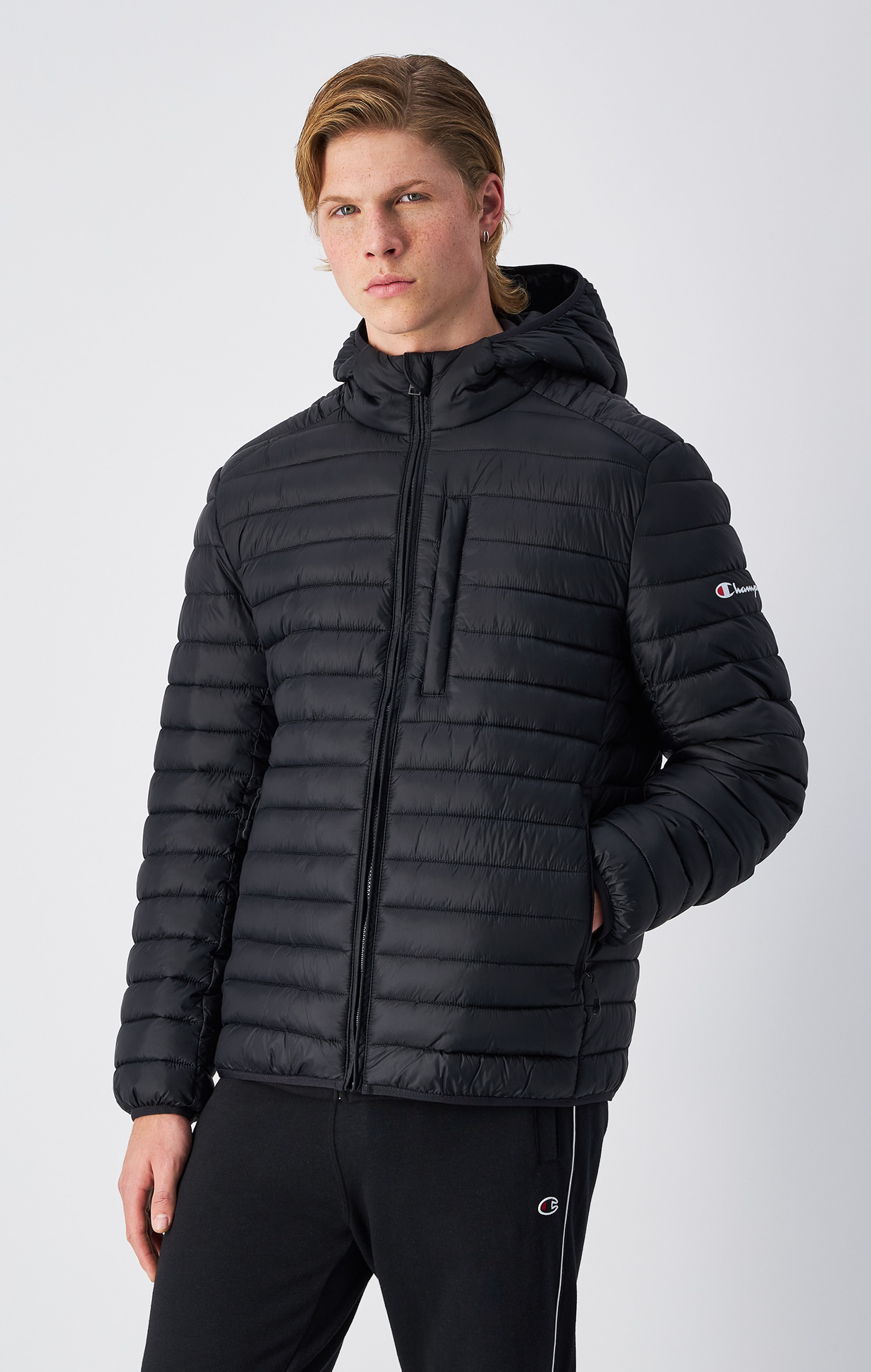 Champion Steppjacke mit Kapuze