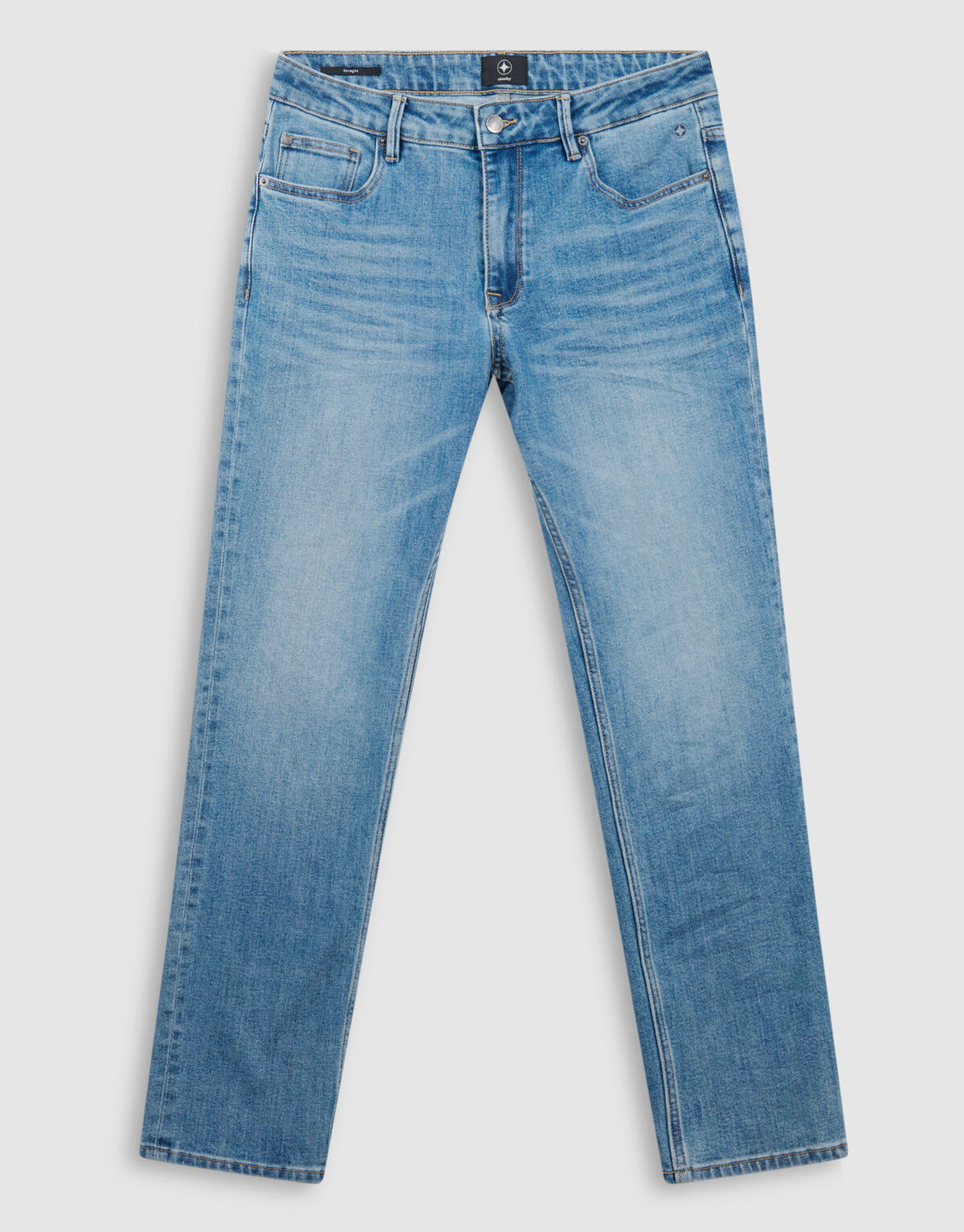 Slim Straight Fit Jeans Blauw L34