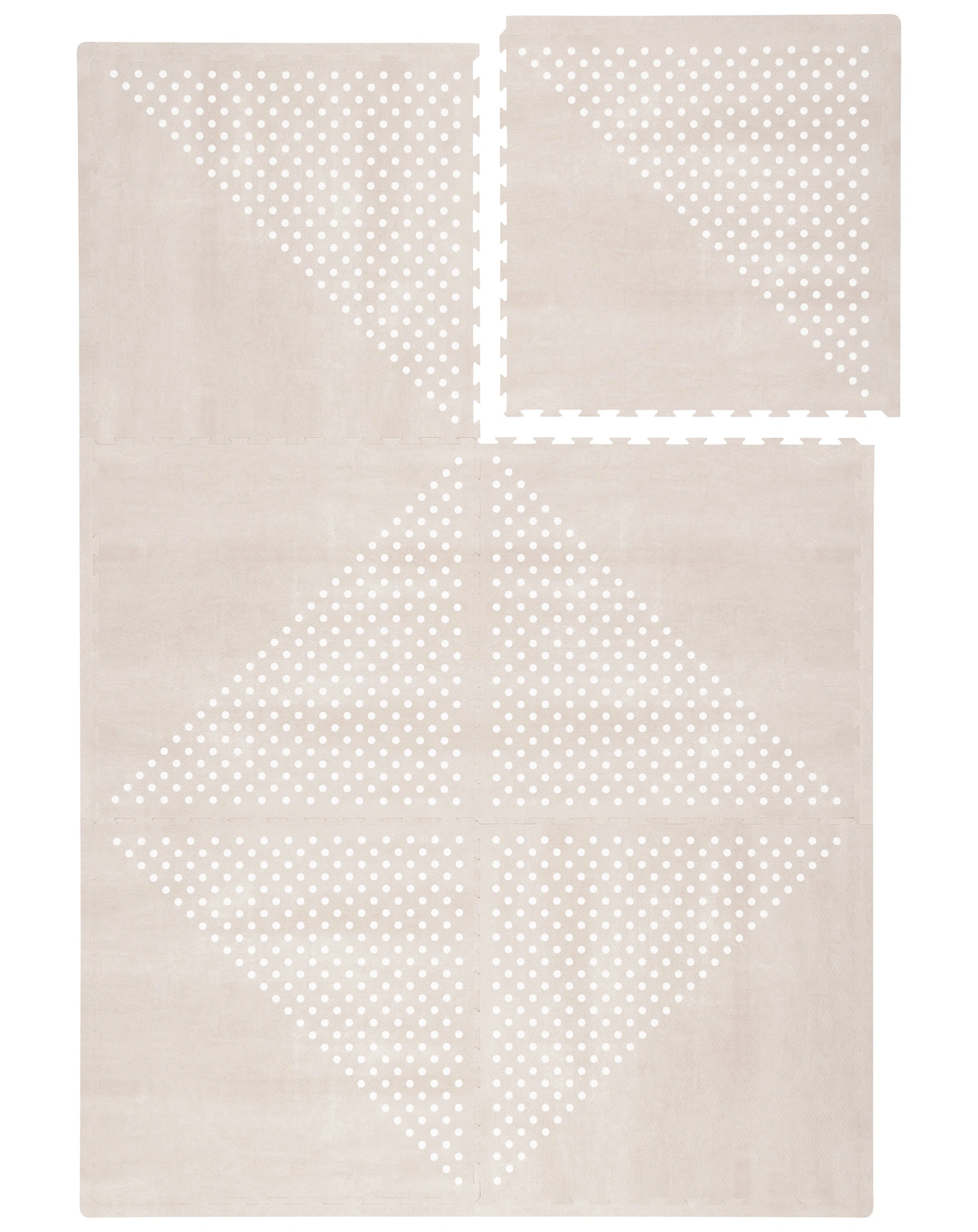 Puzzle-Spielmatte EARTH (120x180cm) in clay