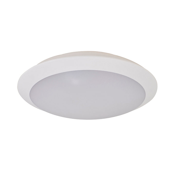 Plafonnier extérieur Lake E27 IP65 20W métal blanc Little Garden Ø30cm