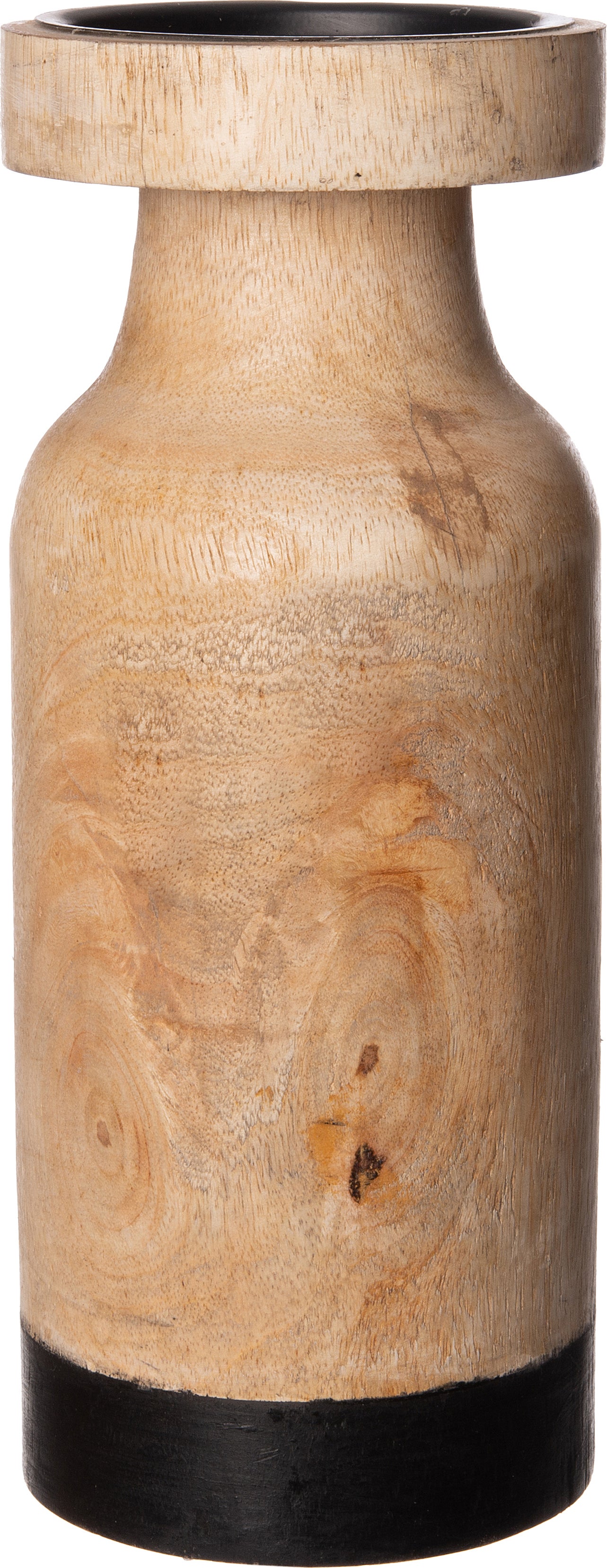 Intratuin kandelaar Kris naturel / zwart D 10 H 25 cm