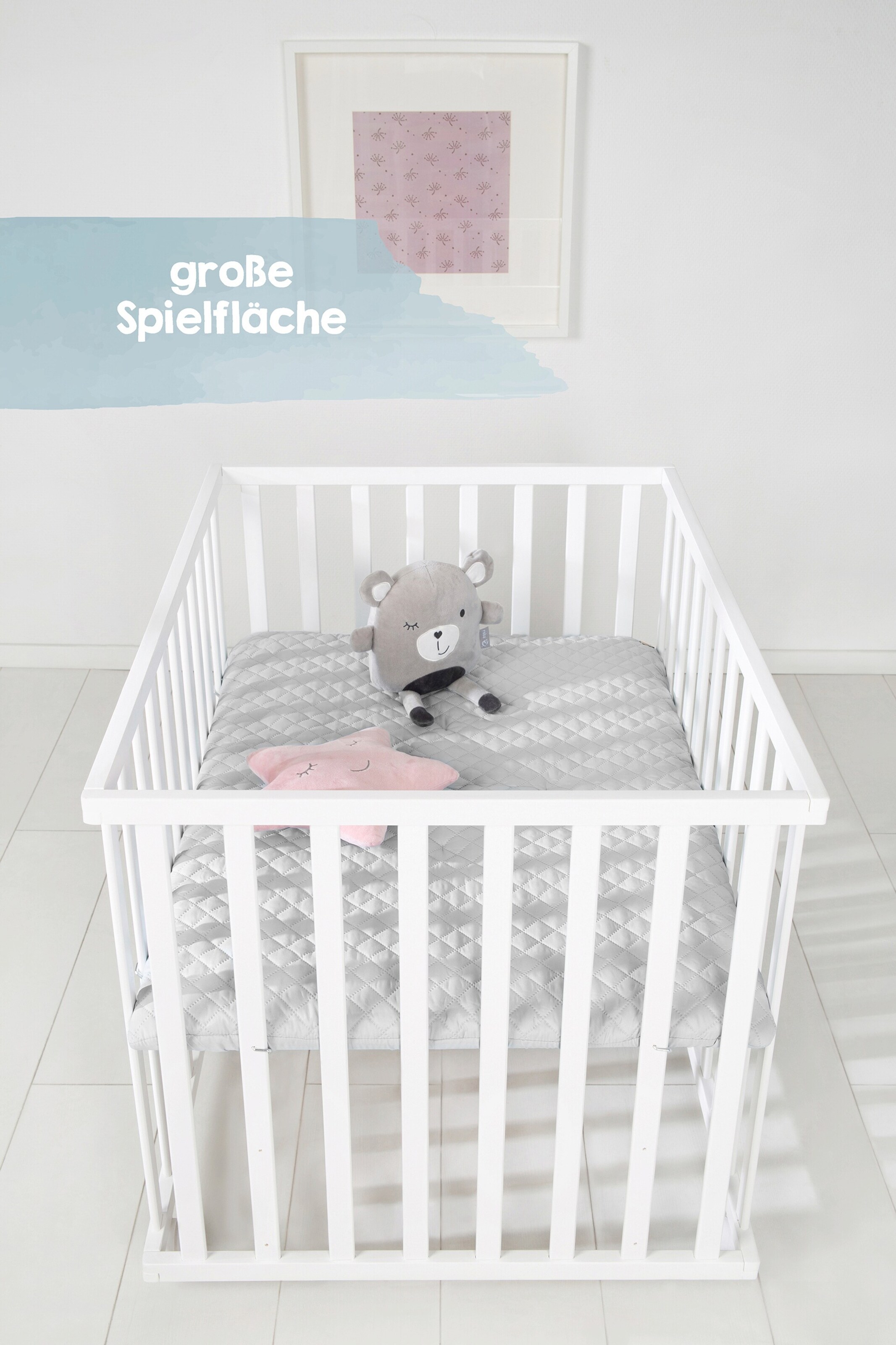 roba Laufgitter 100x75 roba Style grau
