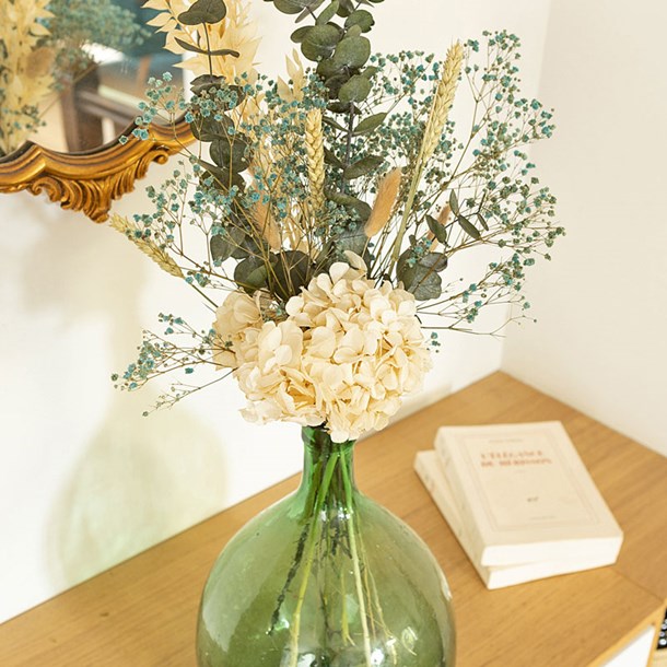 Bouquet de fleurs séchées Blanc