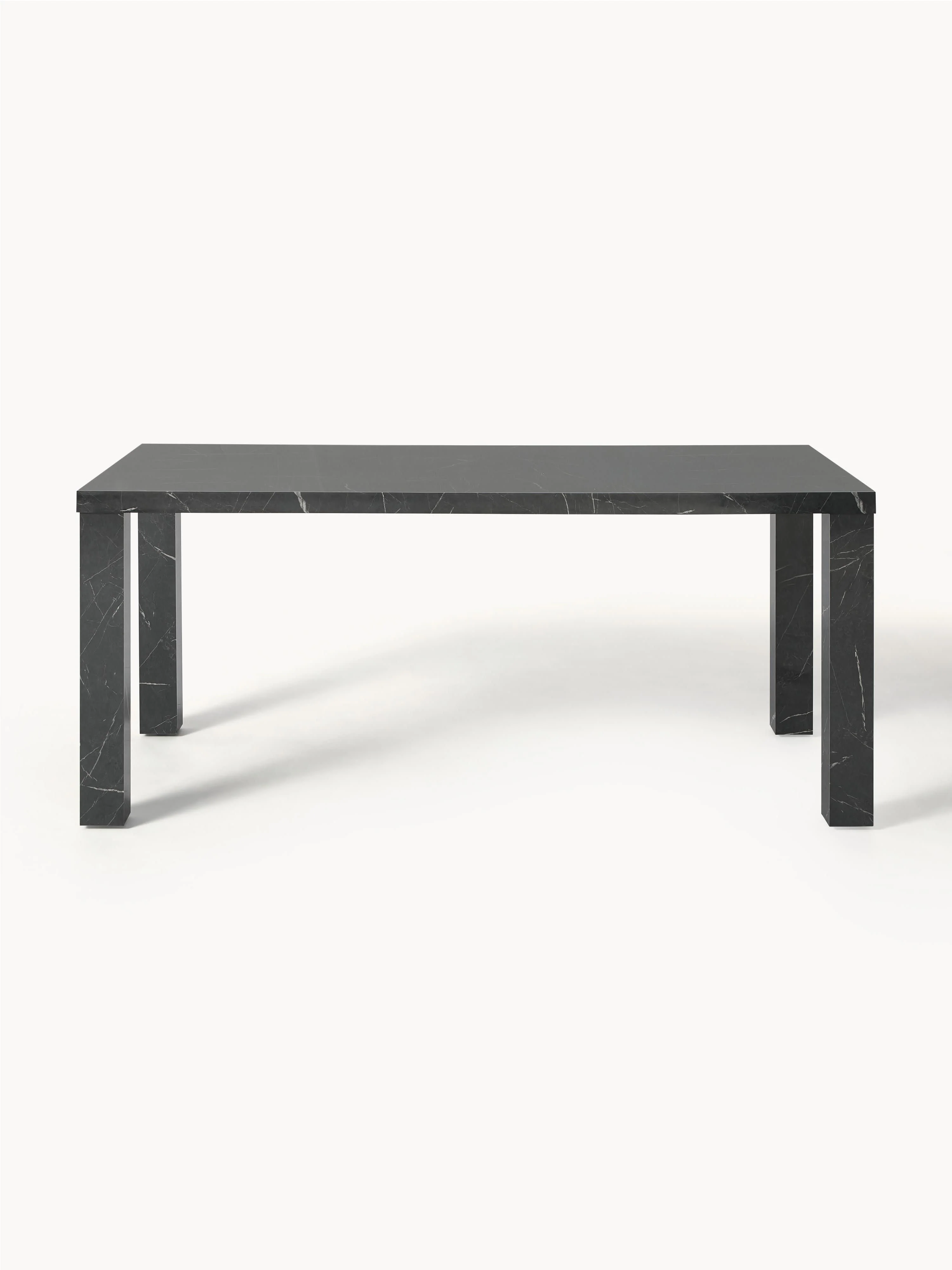 Eettafel Carl met marmerlook, in verschillende formaten