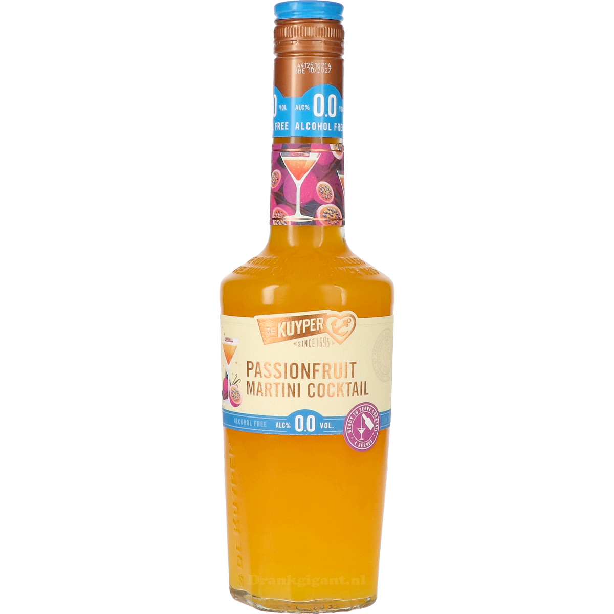 De Kuyper Passionfruit Martini Cocktail Alcoholvrij 50 cl