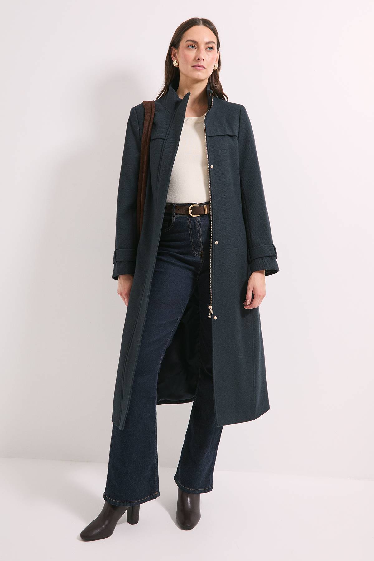 Wallis Manteau Col Montant Principles by Wallis