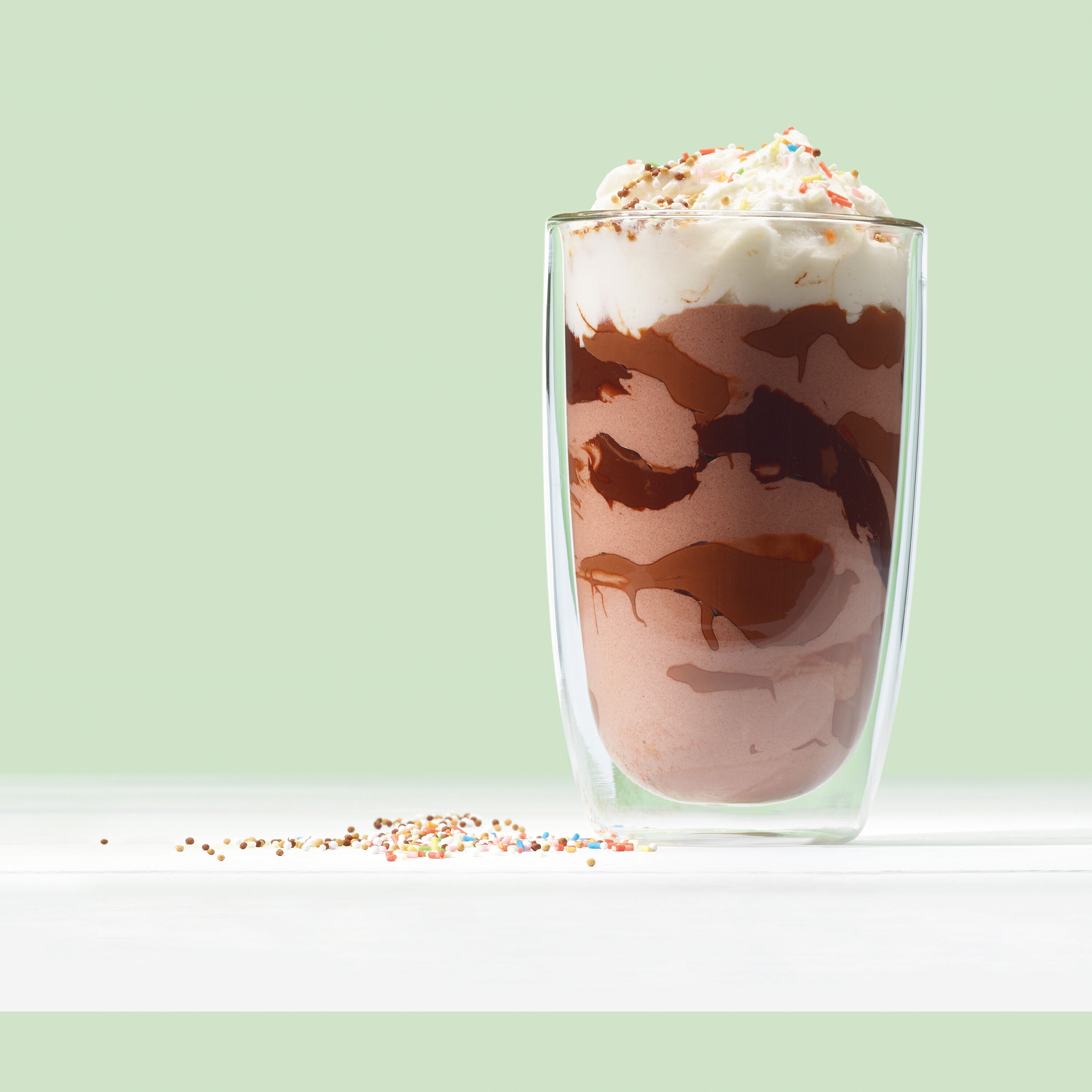 Artesano Latte glass with handle Clear, 12.2 oz, borosilicate glass