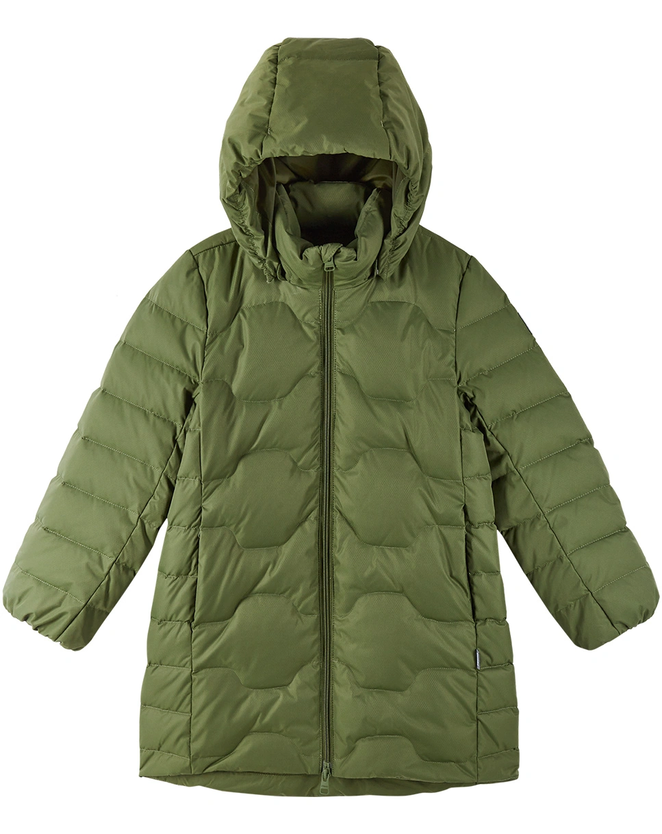 Daunenmantel LOIAA in khaki green
