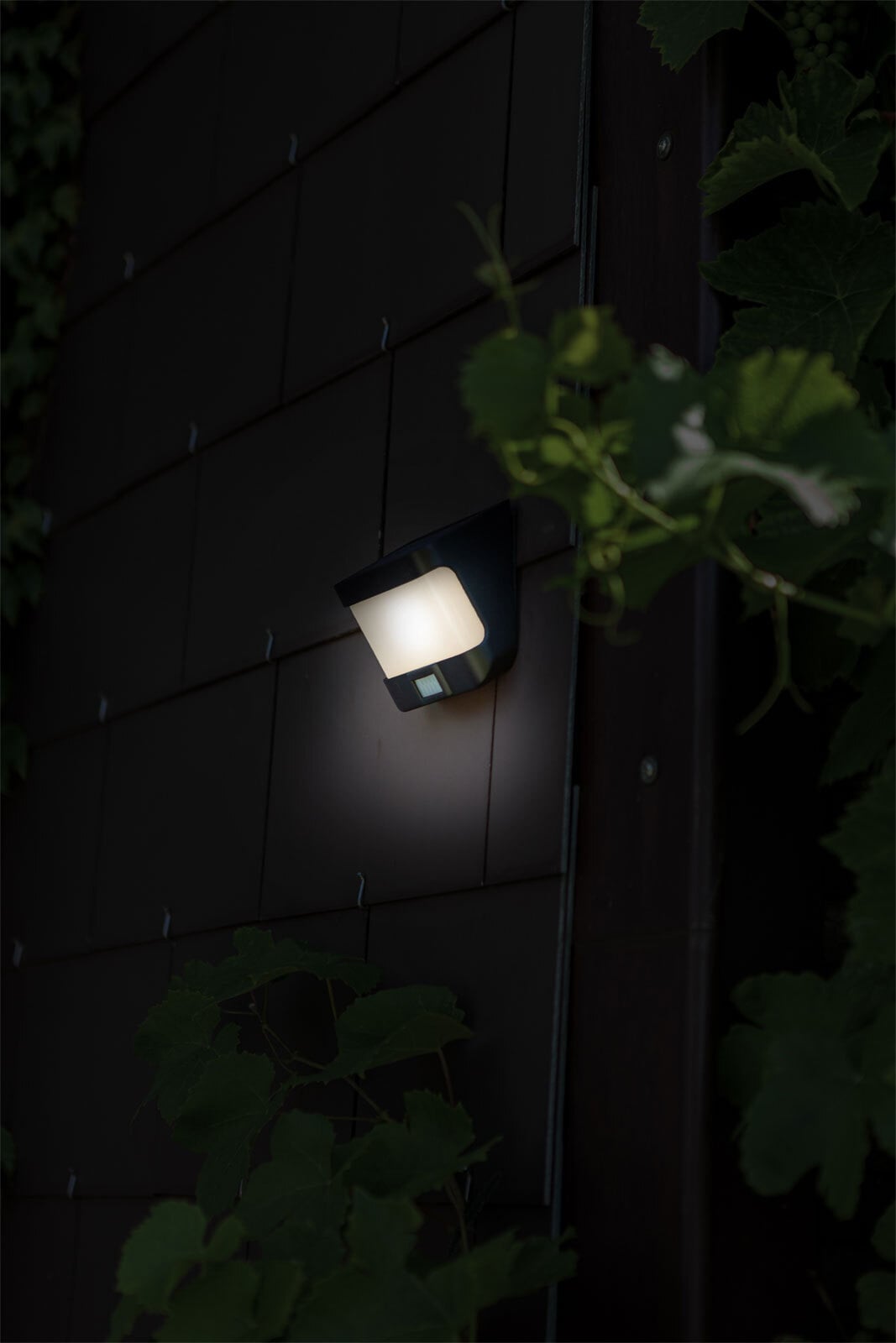ECO-LIGHT LED Solar Außenwandleuchte TRY anthrazit