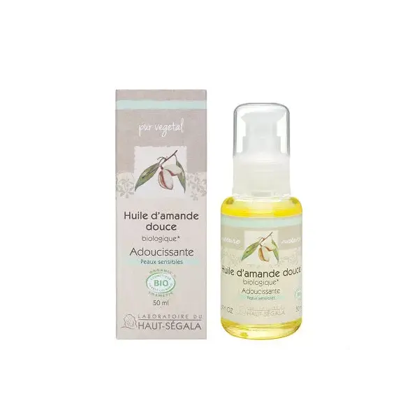 Óleo Vegetal Virgem Orgânico de Amêndoa Doce Haut-Ségala 50ml