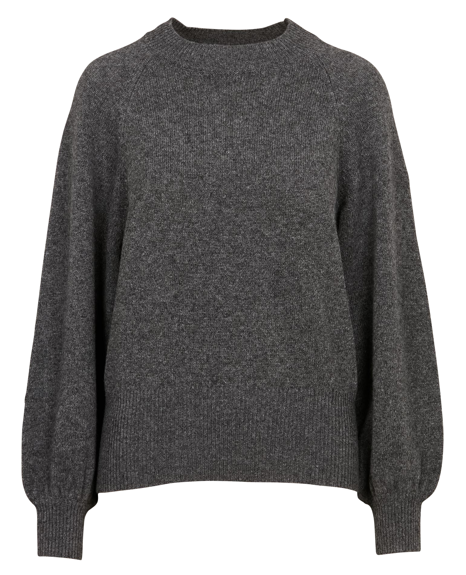 GANTO - Pull droit en laine mélangée | Gris
