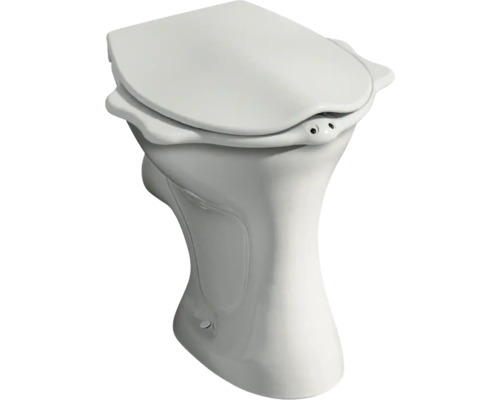 GEBERIT staande kindertoilet, model Bambini, vlakspoel met rand, glanzend wit, zonder toiletzitting 211500000