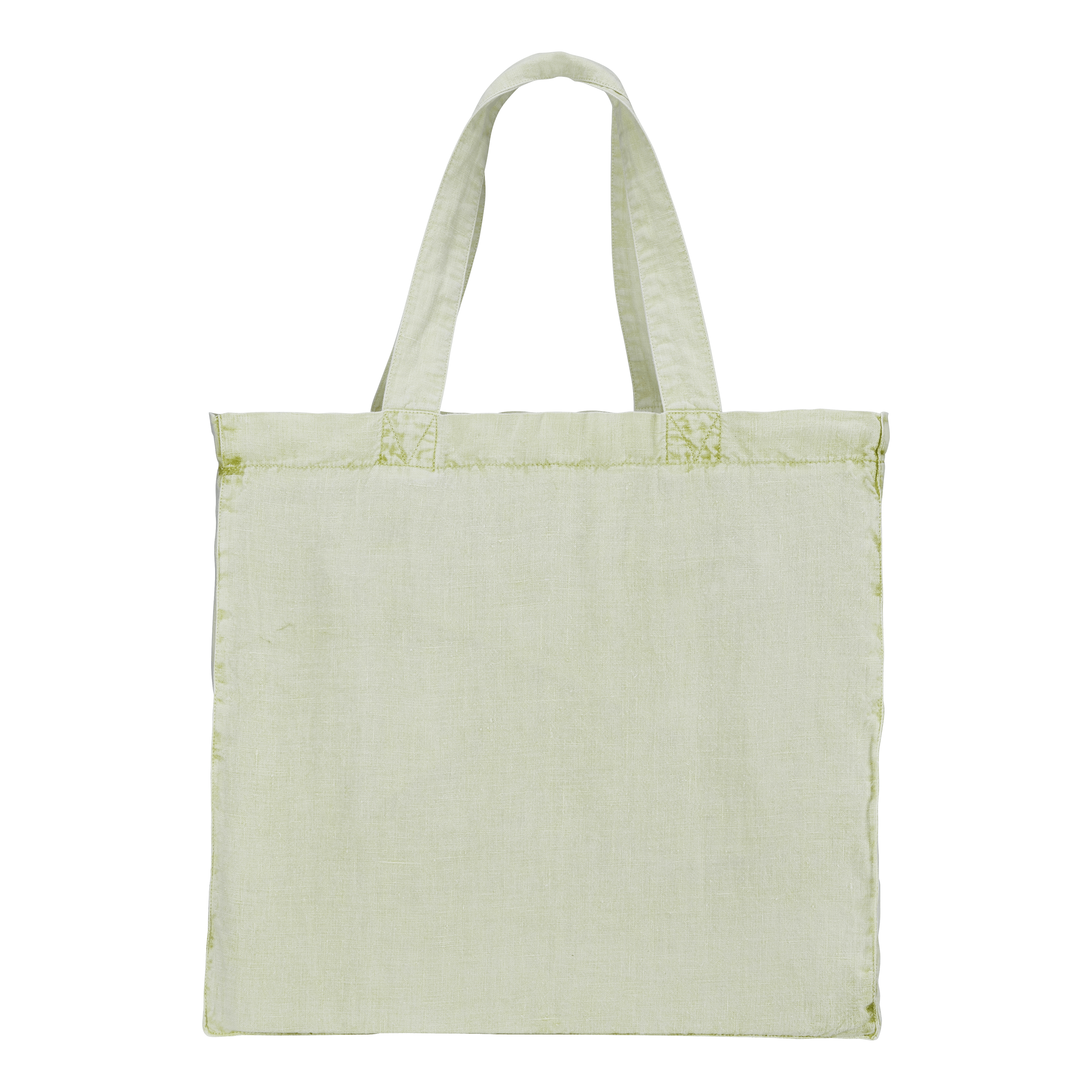 Tote Bag de Plage en Lin Unisexe Teinture Minérale