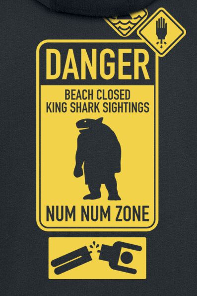 King Shark | Suicide Squad Sweat-shirt à capuche