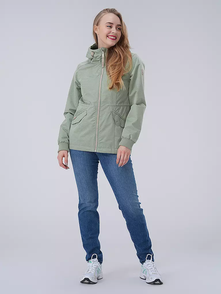 RAGWEAR Jacke DOWEY hellgrün