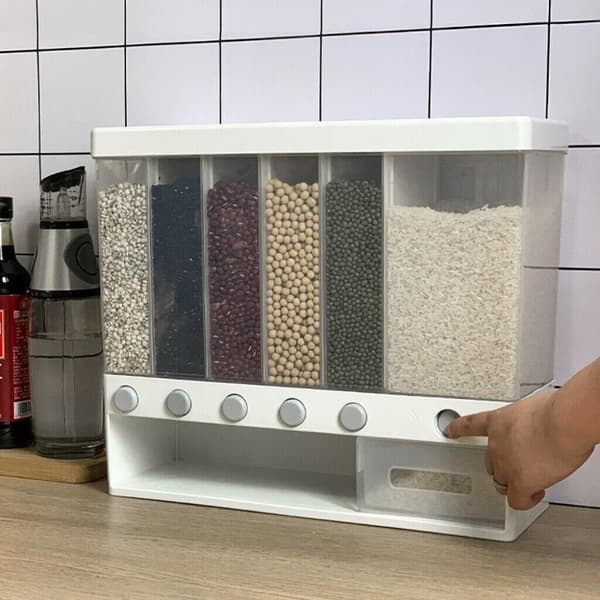 Korn- og Risdispenser - Vegghengt eller Frittstående
