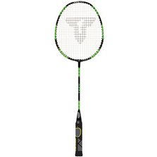 Raquette de badminton ELI Teen, noir/vert