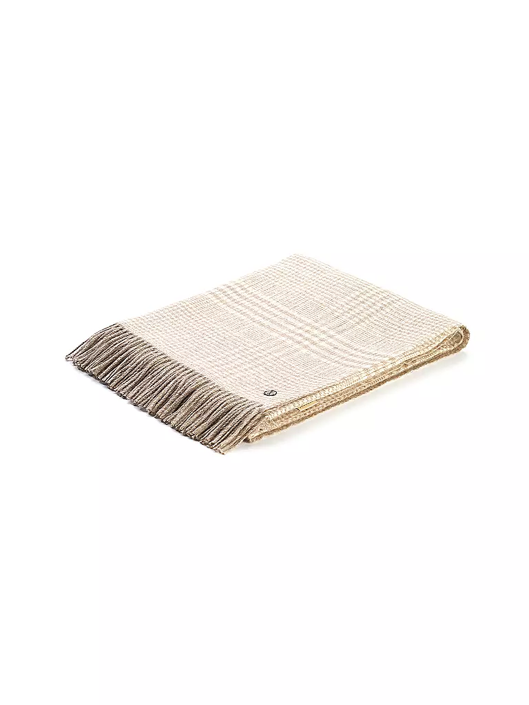 WEICH COUTURE ALPACA Edelhaardecke MATEA 130x180cm Taupe  hellbraun