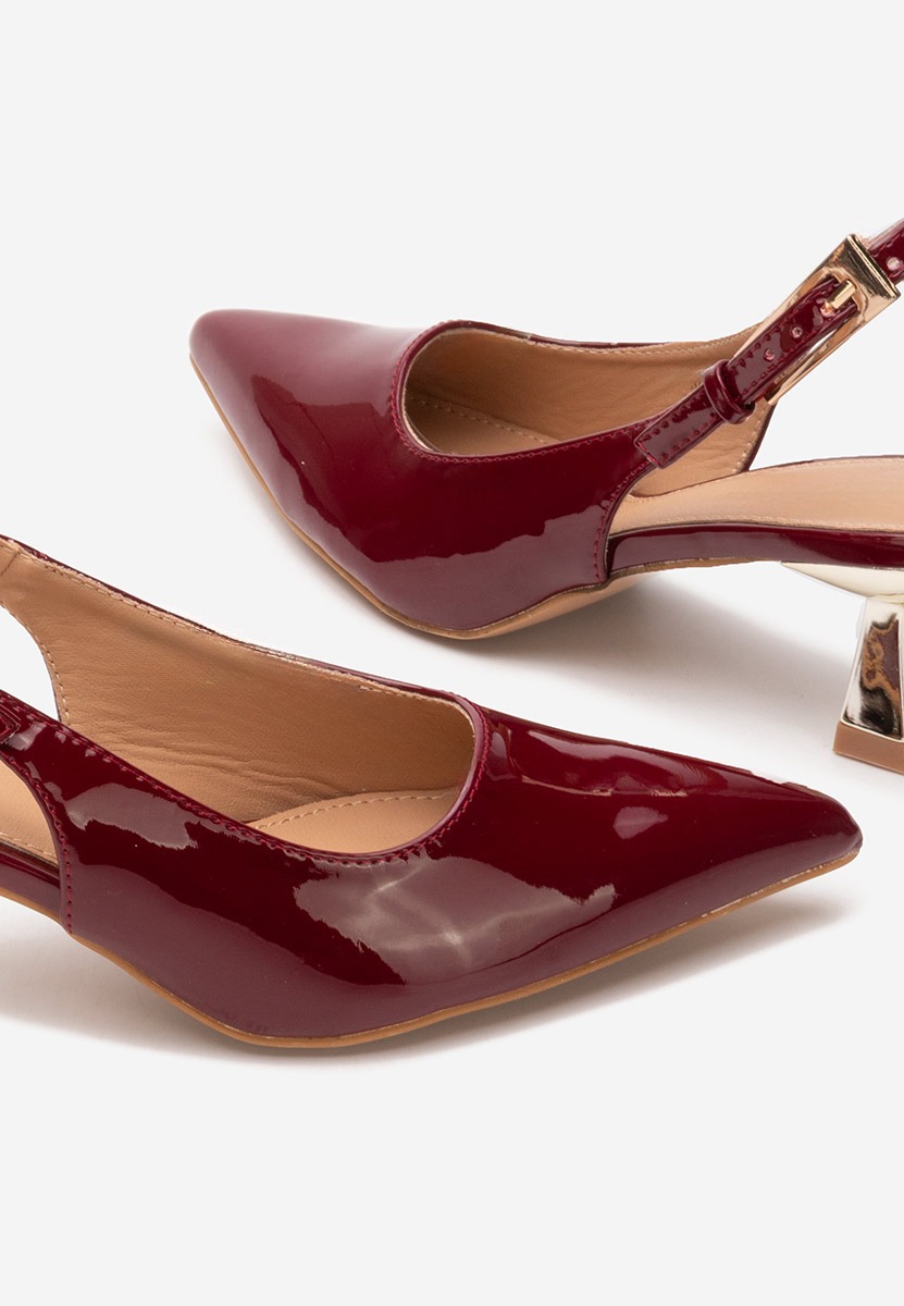 Chaussures slingback bordeaux Ayako