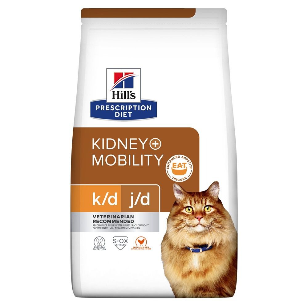 Hill's Prescription Diet Kidney Mobility - Kattenvoer - 3000 Gram - kip
