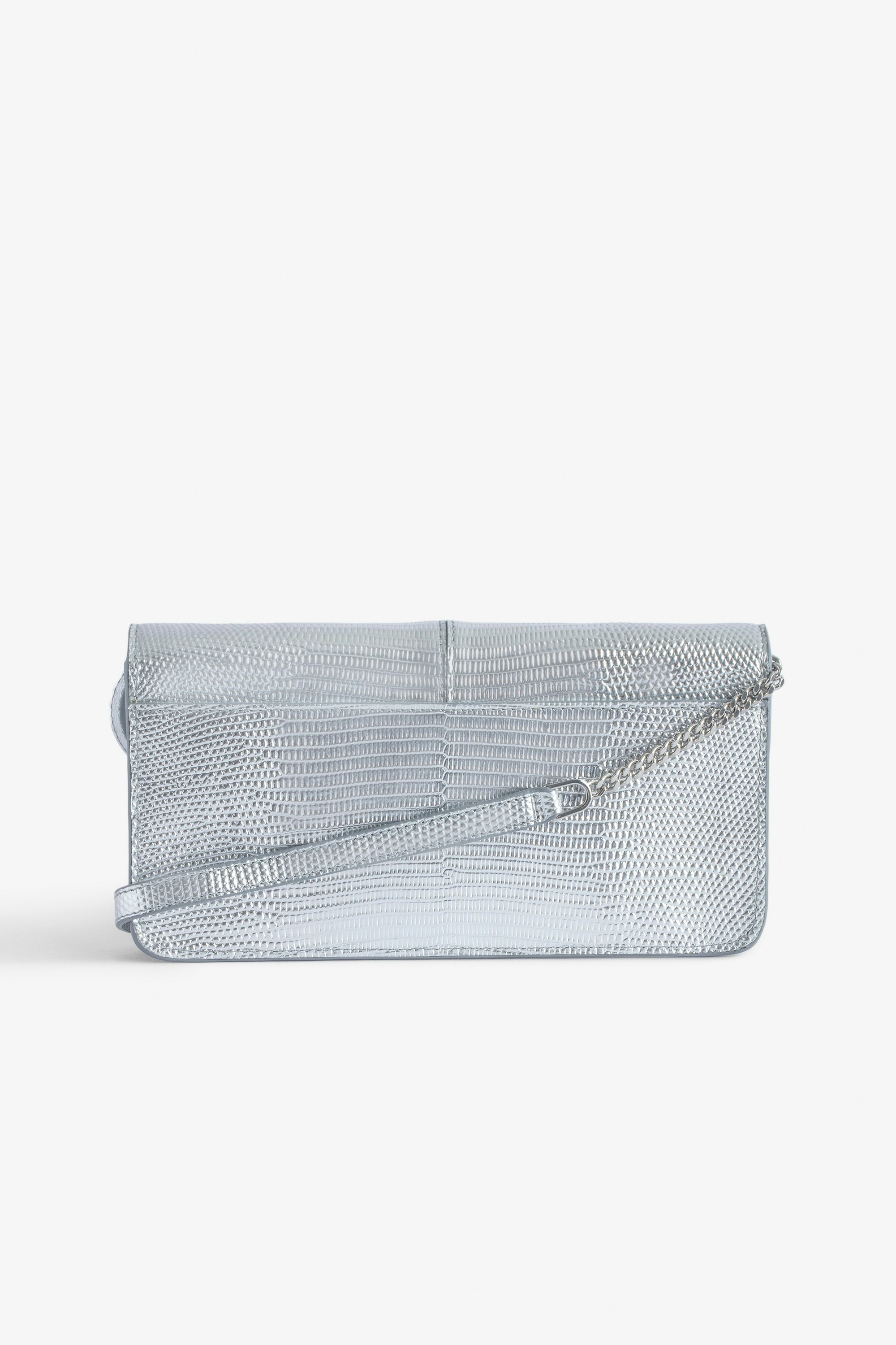 Pochette Bordeline Embossée Métallisée
