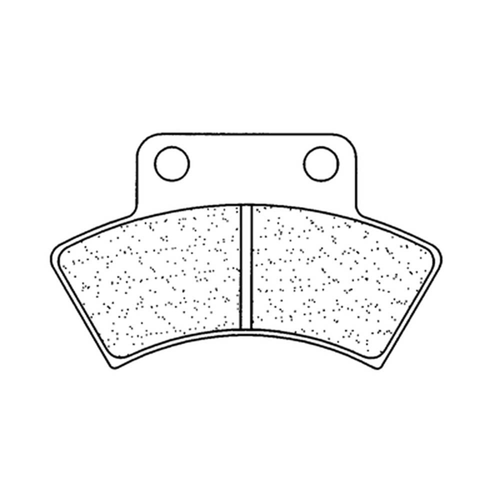 Cl brakes - Plaquettes de frein Quad métal fritté - 2924ATV1