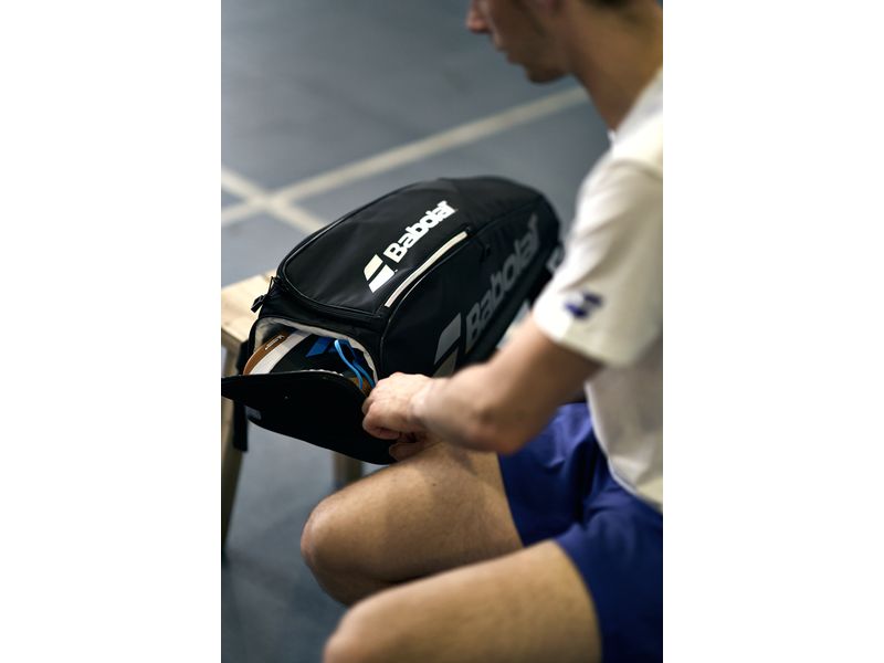 Babolat Badmintobag Backrack 3 - Schwarz Badmintontasche