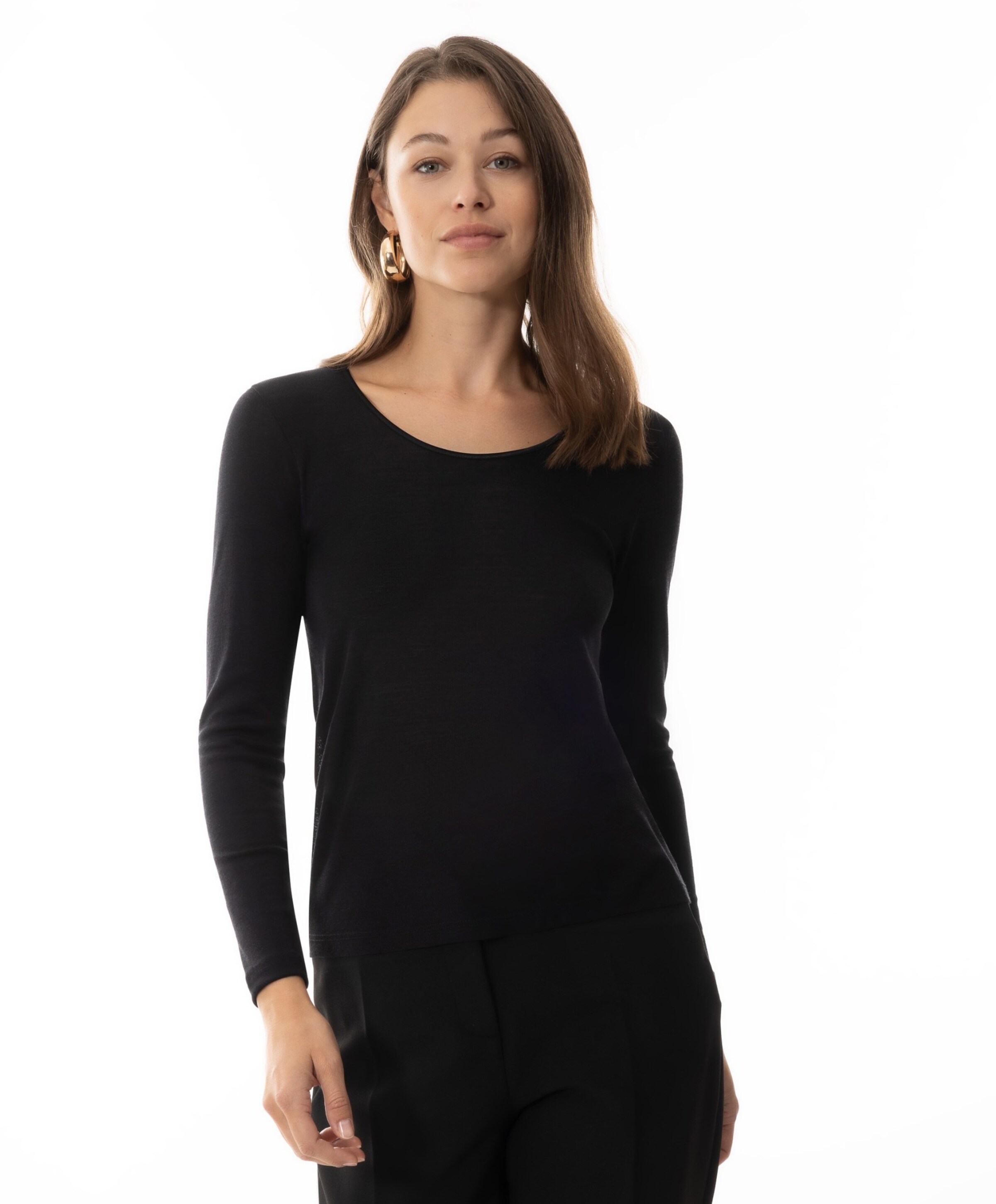 Mey Dames T-shirt zwart