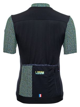Maillot Manches Courtes Femme LeBram Aspin Noir Vert