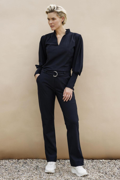 Maicazz zwarte dames blouse