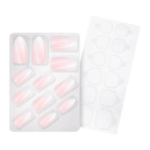 French Manicure Click-On Nails 02 Baby Boomer Style