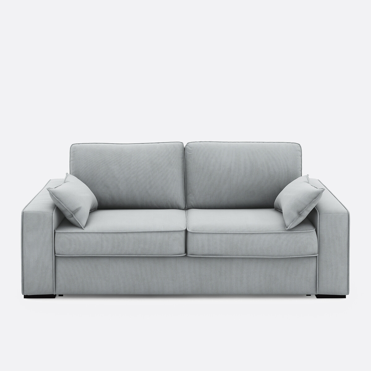 LA REDOUTE INTERIEURS<br>Sofá-cama em veludo cotelê fino, espuma, Cecilia