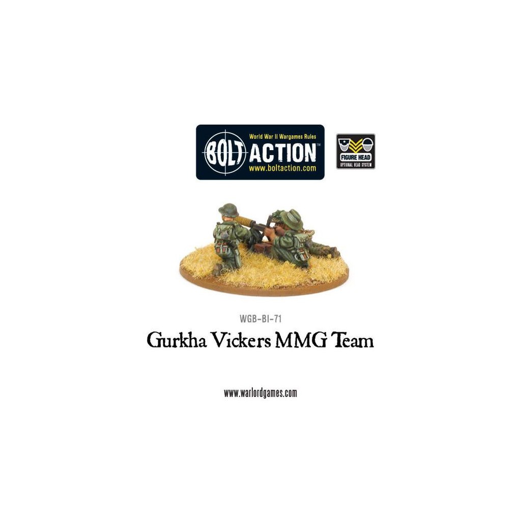 Bolt Action - Gurkha Vickers MMG Team