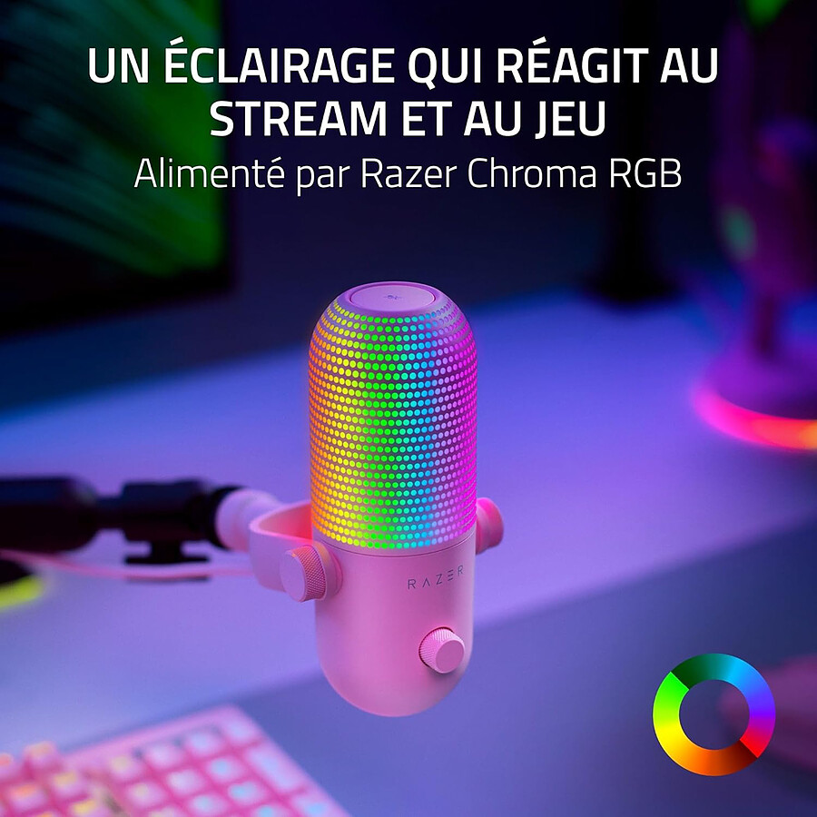 Razer Seiren V3 Chroma - Quartz