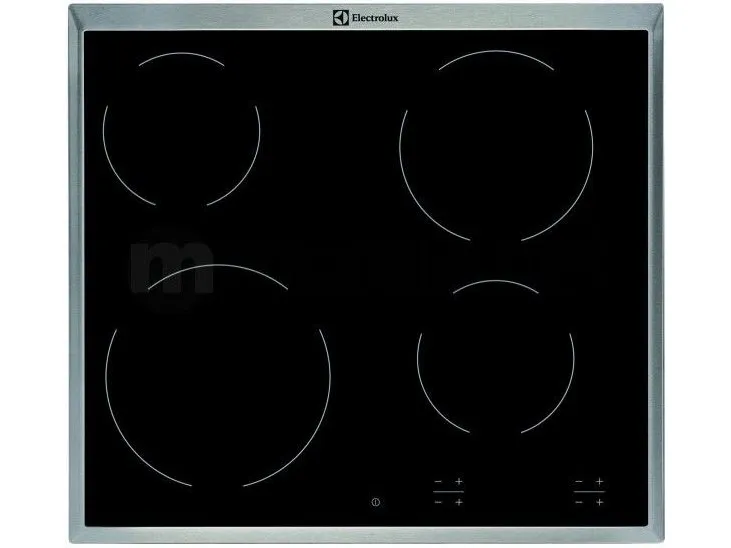Electrolux Inspiration EHF16240XK - Keramisk kogeplade - 4 plader - Niche - bredde: 56 cm - dybde: 49 cm - sort