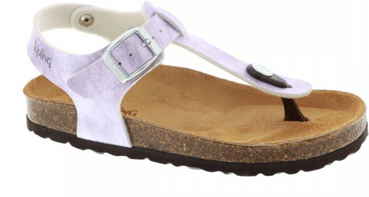 Kipling sandalen lila metallic Paars Imitatieleer Effen 32