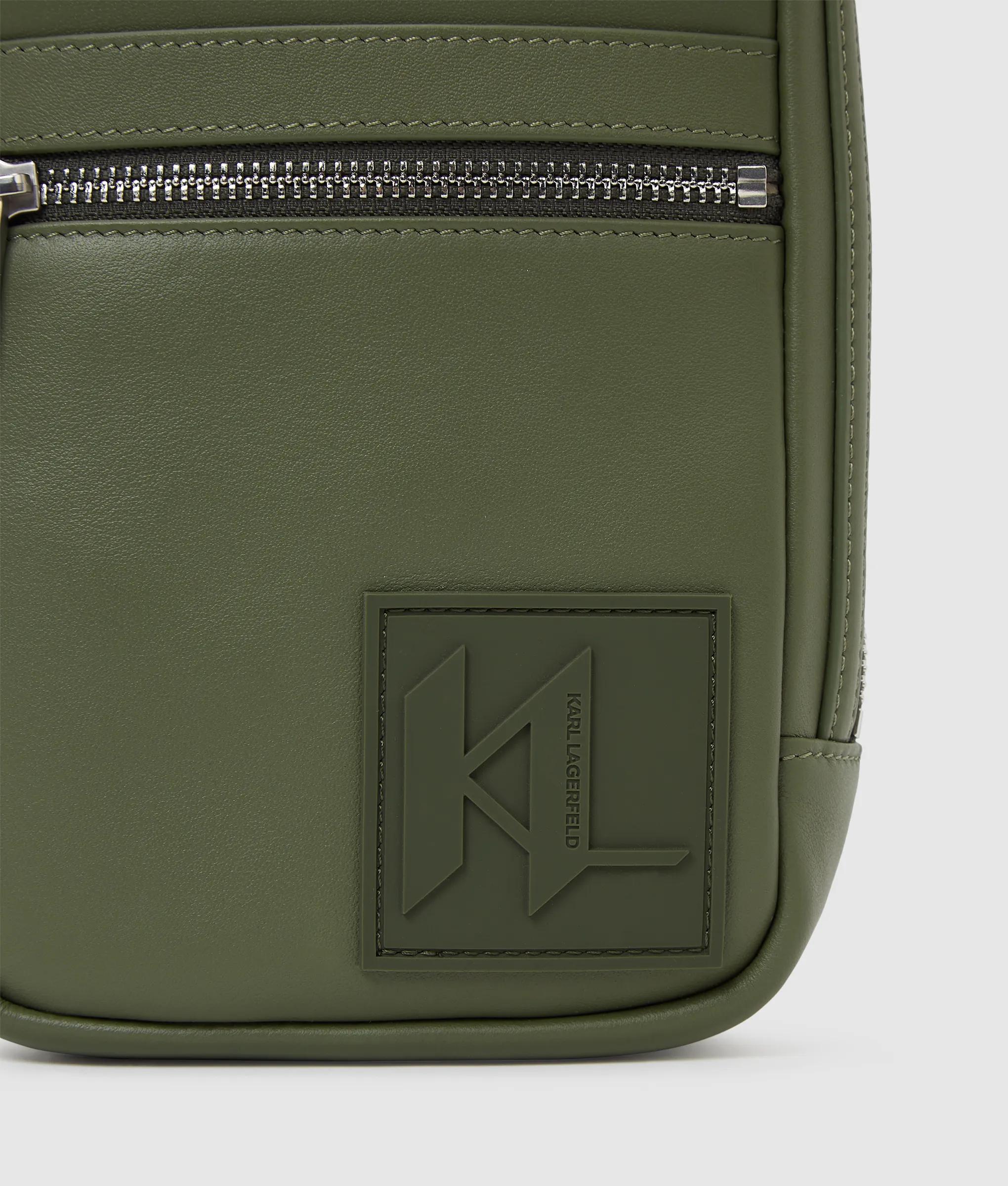 Monogram patch slingbag