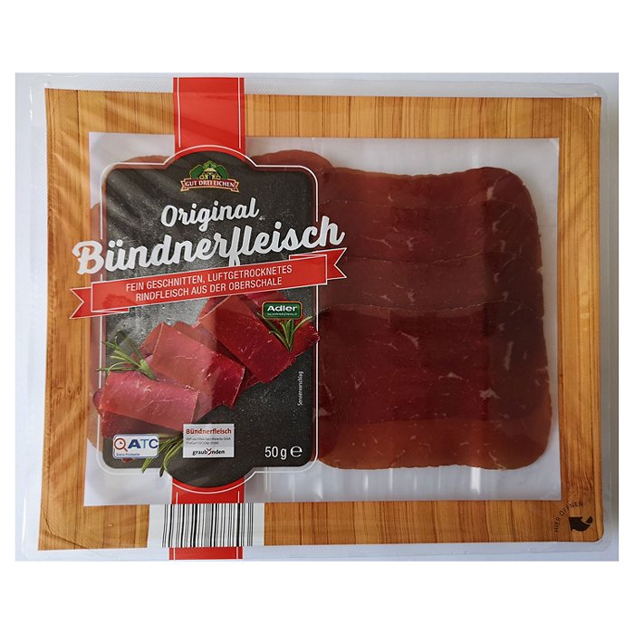 GUT DREI EICHEN Original Schweizer Bündnerfleisch 50 g