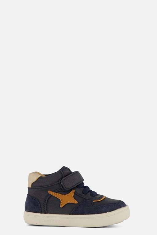 Shoesme Extreme Flex Sneakers blauw Leer