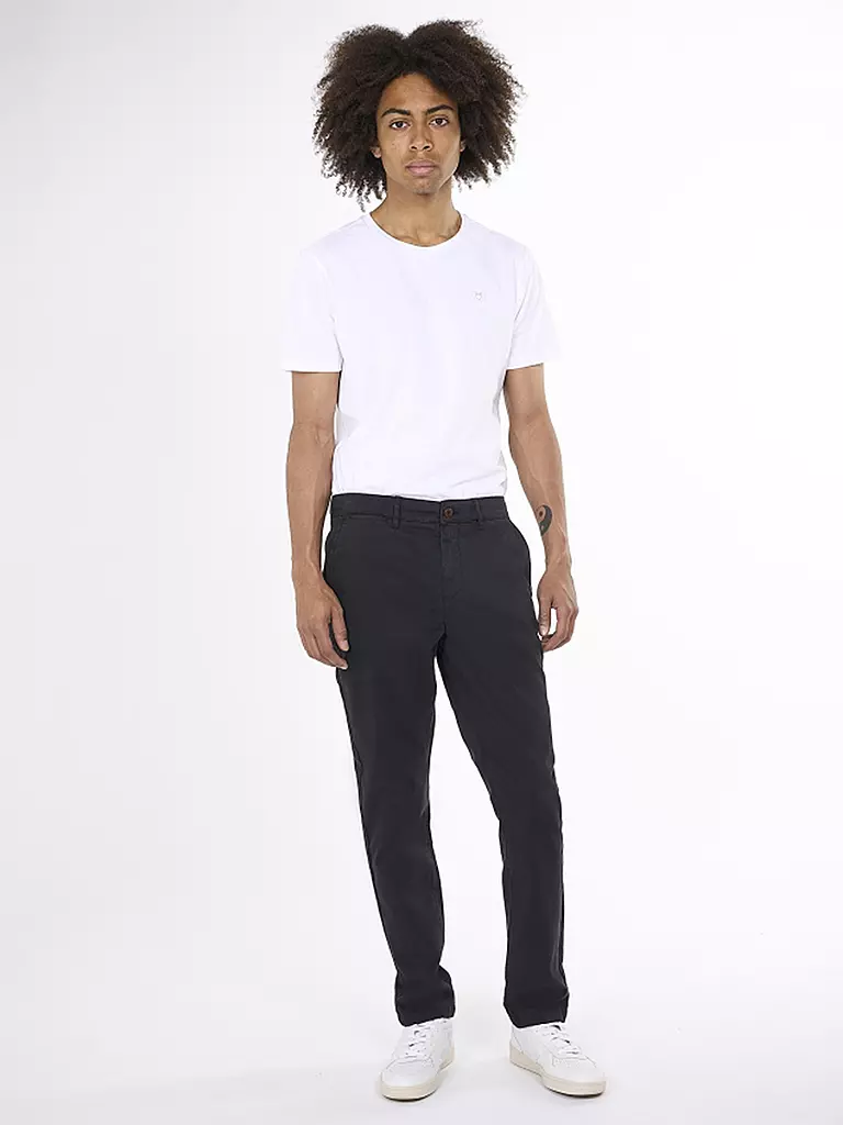KNOWLEDGE COTTON APPAREL Chino LUCA schwarz