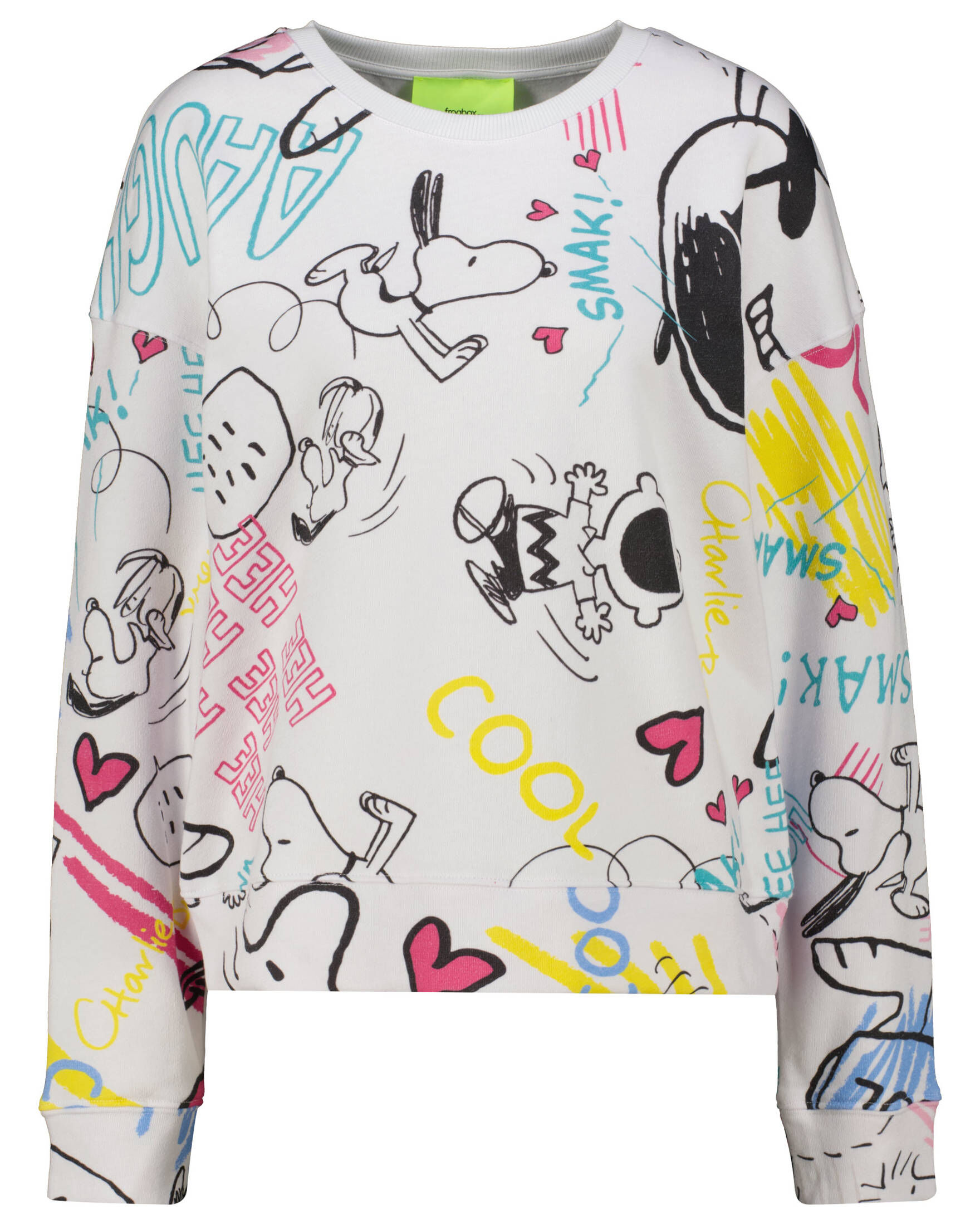 Frogbox| Damen Sweatshirt SWEATY WITH PEANUTS ALLOVER