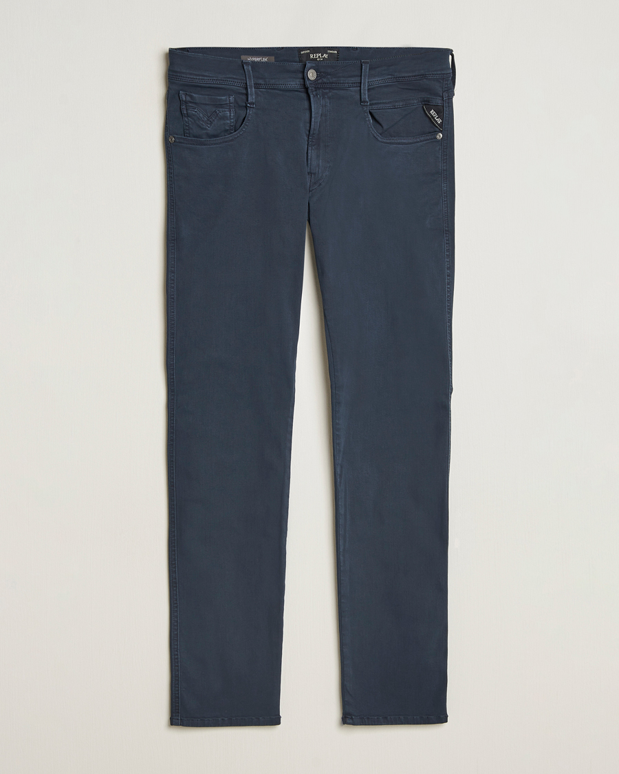Replay Anbass Hyperflex X.Lite 5-Pocket Pants Navy