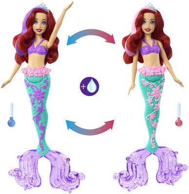 Disney Den Lille Havfruen Dukke Color Splash Ariel