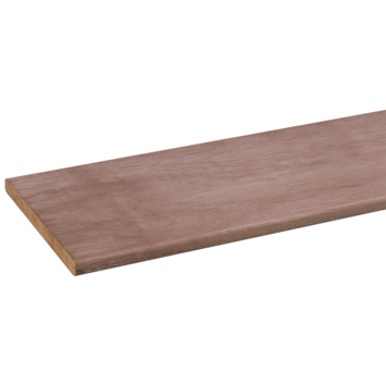 Lat hardhout geschaafd 9x116 mm 210 cm